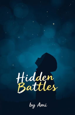 A captivating book cover design for a Wattpad story titled "Hidden Battles" by by Ami
