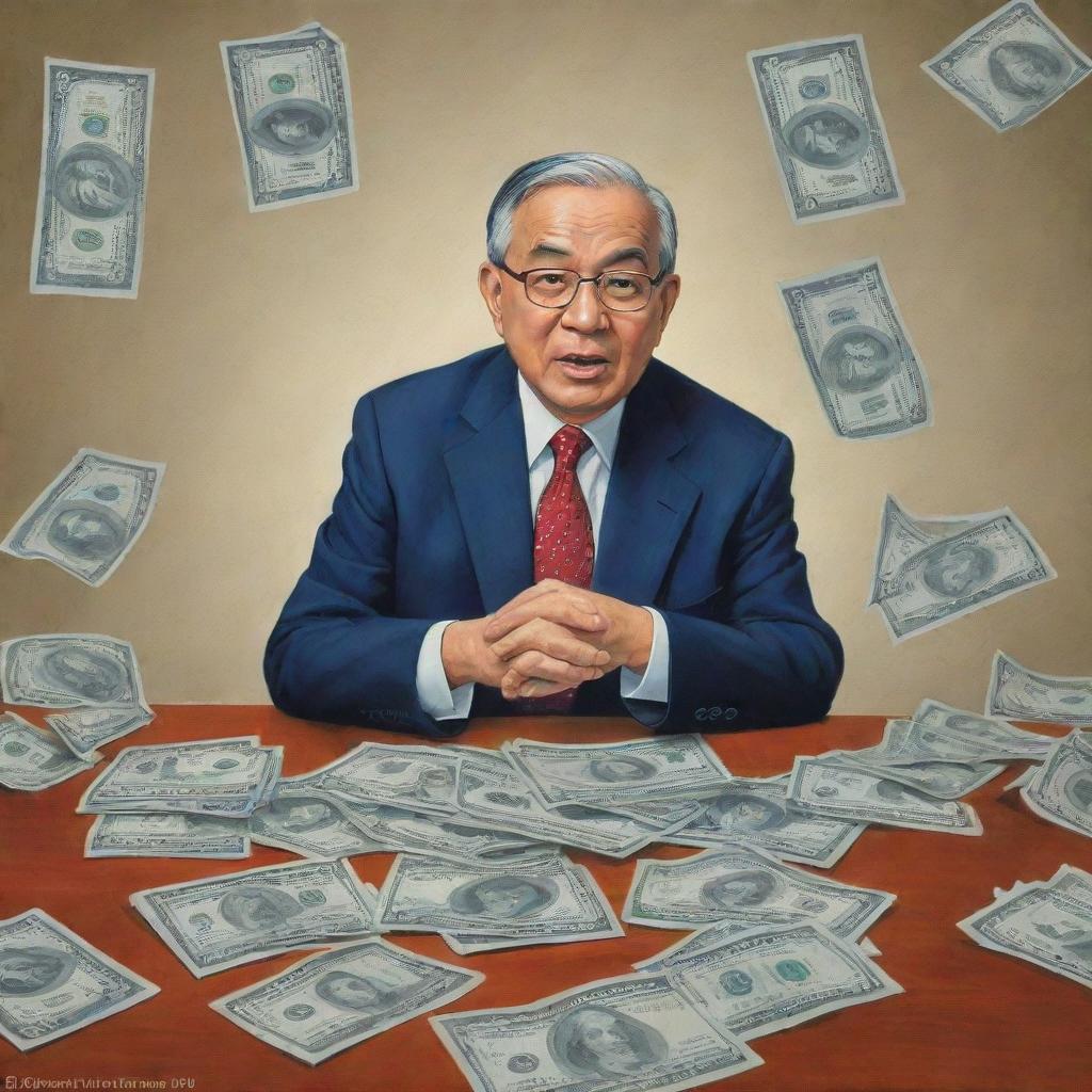 An artwork titled 'Be WISE! Wise Investing, Scam Ends'. Emphasize the theme of empowering individuals to make well-informed investment decisions. The image should depict individuals identifying and avoiding fraudulent schemes in the financial market.