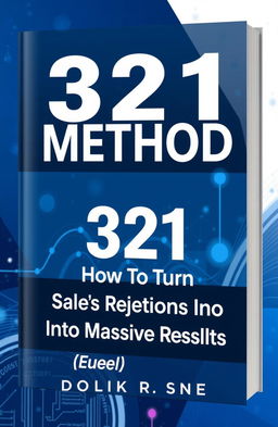 A professional and modern book cover design for a non-fiction business book titled '321 Method'