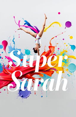The phrase "Super Sarah" elegantly written in stylish, bold lettering at the forefront of the image