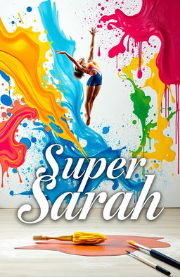The phrase "Super Sarah" elegantly written in stylish, bold lettering at the forefront of the image