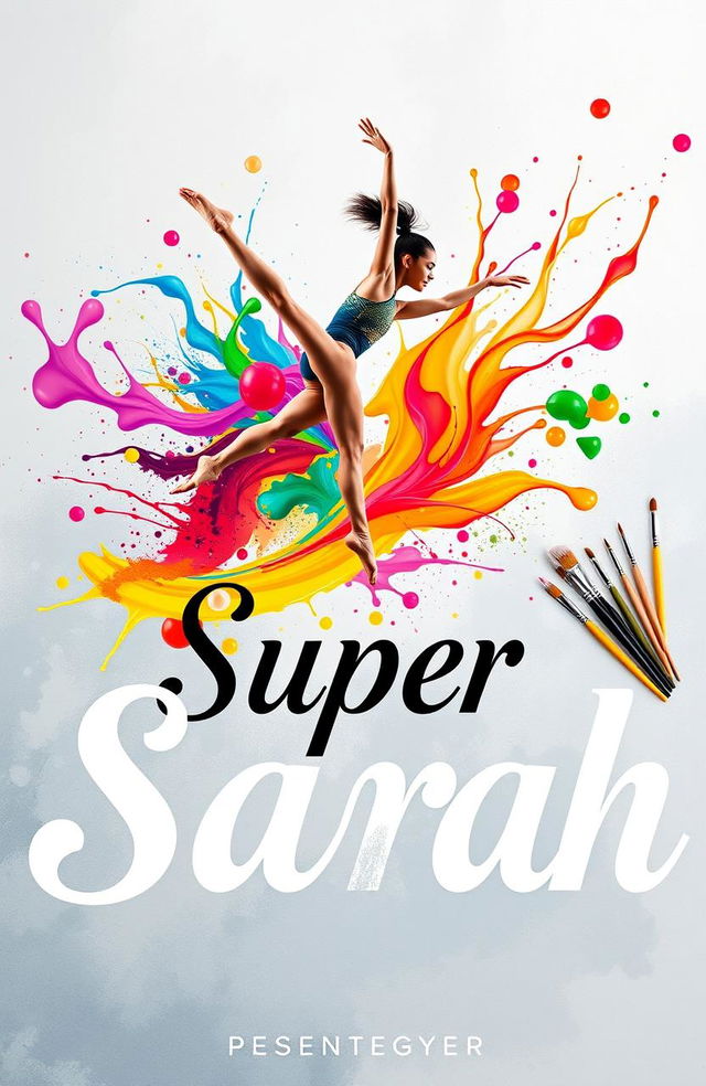 The phrase "Super Sarah" elegantly written in stylish, bold lettering at the forefront of the image