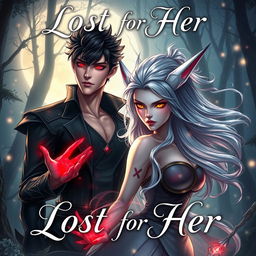 An enchanting fantasy cover featuring a captivating duo