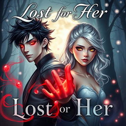 An enchanting fantasy cover featuring a captivating duo