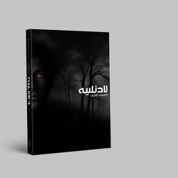A book cover design predominantly in black, featuring subtle cloud patterns to add depth and atmosphere