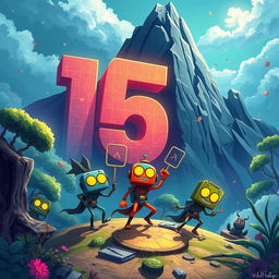 In the enchanting land of Bilangan, where numbers dance and formulas sing, five unique algorithms - Algoritma, Aritmetika, Statistik, Geometri, and Kriptografi - embark on a daring quest to stop the evil virus named Chaos