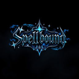 A striking logo design for a hard rock band called 'Spellbound'