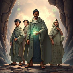 In the mystical land of Bilangan, where numbers dance and formulas sing, five distinct algorithms embark on a heroic journey to confront the evil virus named Chaos