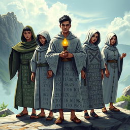 In the mystical land of Bilangan, where numbers dance and formulas sing, five distinct algorithms embark on a heroic journey to confront the evil virus named Chaos