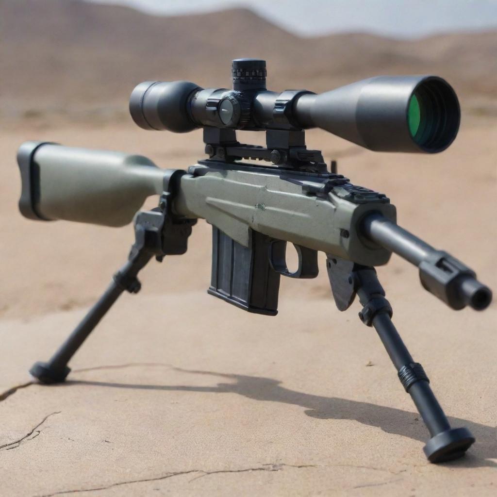 Precision Power: High-tech Sniper Rifle