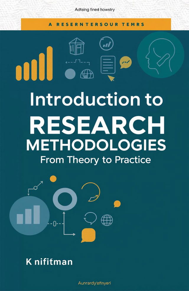 A visually striking book cover for 'Introduction to Research Methodologies: From Theory to Practice'