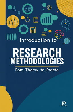 A visually striking book cover for 'Introduction to Research Methodologies: From Theory to Practice'
