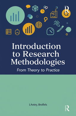 A visually striking book cover for 'Introduction to Research Methodologies: From Theory to Practice'