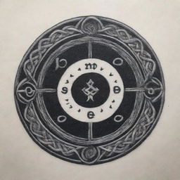 Forearm tattoo design based on the 'Sleep Token' band, weaving together elements of their logo, musical style, and album artwork