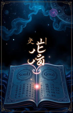 A mystical book cover for a novel titled 'रूह', which translates to 'Soul' in English