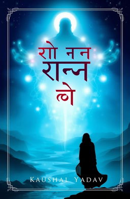 A visually captivating book cover design for a novel titled 'रूह' in Hindi, authored by Kaushal Yadav