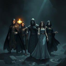 In the shadowy realm of Bilangan, where numbers dance and formulas sing, five unique algorithms band together to face the malevolent virus known as Chaos