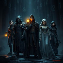 In the shadowy realm of Bilangan, where numbers dance and formulas sing, five unique algorithms band together to face the malevolent virus known as Chaos