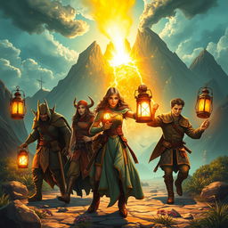 In the mystical land of Bilangan, where numbers dance and formulas sing, five unique algorithms personified as realistic characters embark on an epic journey