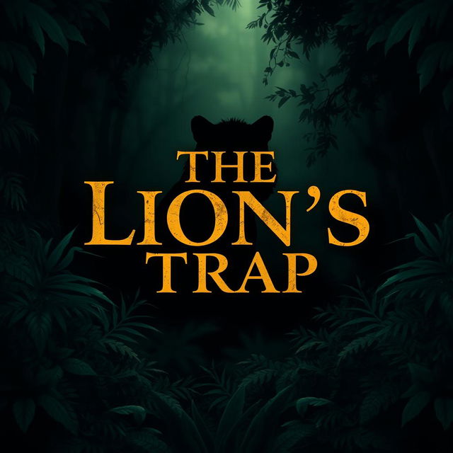 Cover image for a story titled 'The Lion's Trap', featuring a mysterious and eerie atmosphere