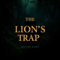 Cover image for a story titled 'The Lion's Trap', featuring a mysterious and eerie atmosphere