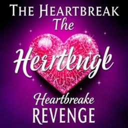 A visually striking book cover for 'The Heartbreak Revenge'