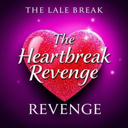 A visually striking book cover for 'The Heartbreak Revenge'