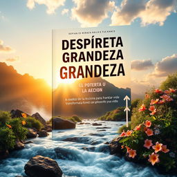 A visually engaging book cover for 'Despierta tu Grandeza: El Poder de la Acción para Transformar tu Vida