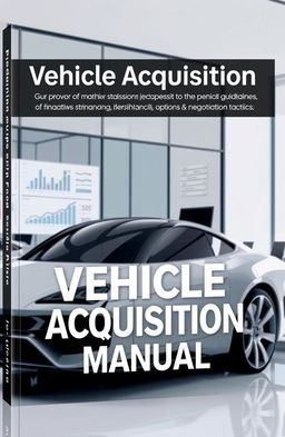 A comprehensive vehicle acquisition manual, designed for professionals in the automotive industry, featuring detailed guidelines on purchasing processes, procurement strategies, financing options, and negotiation tactics