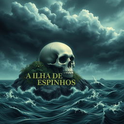 Uma capa de livro envolvente para 'A Ilha de Espinhos'