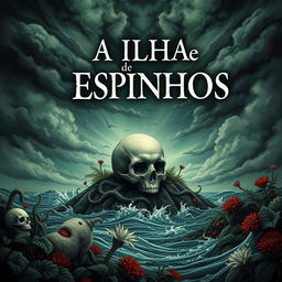 Uma capa de livro envolvente para 'A Ilha de Espinhos'