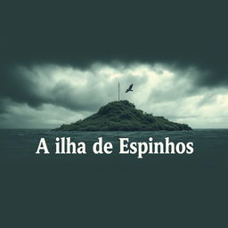 Capa de livro intrigante para 'A Ilha de Espinhos'