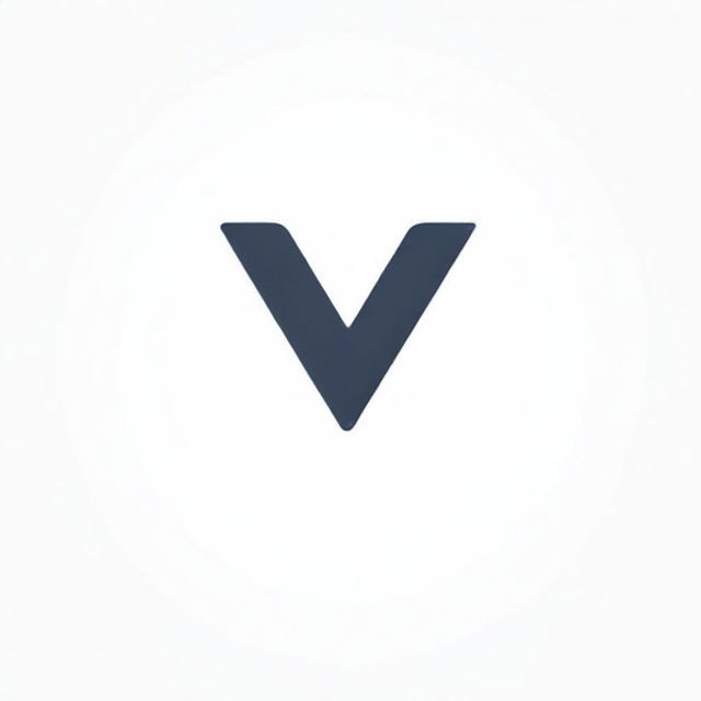 Design a clean and modern logo incorporating the letter 'V'. The design should be sleek, professional, and memorable.