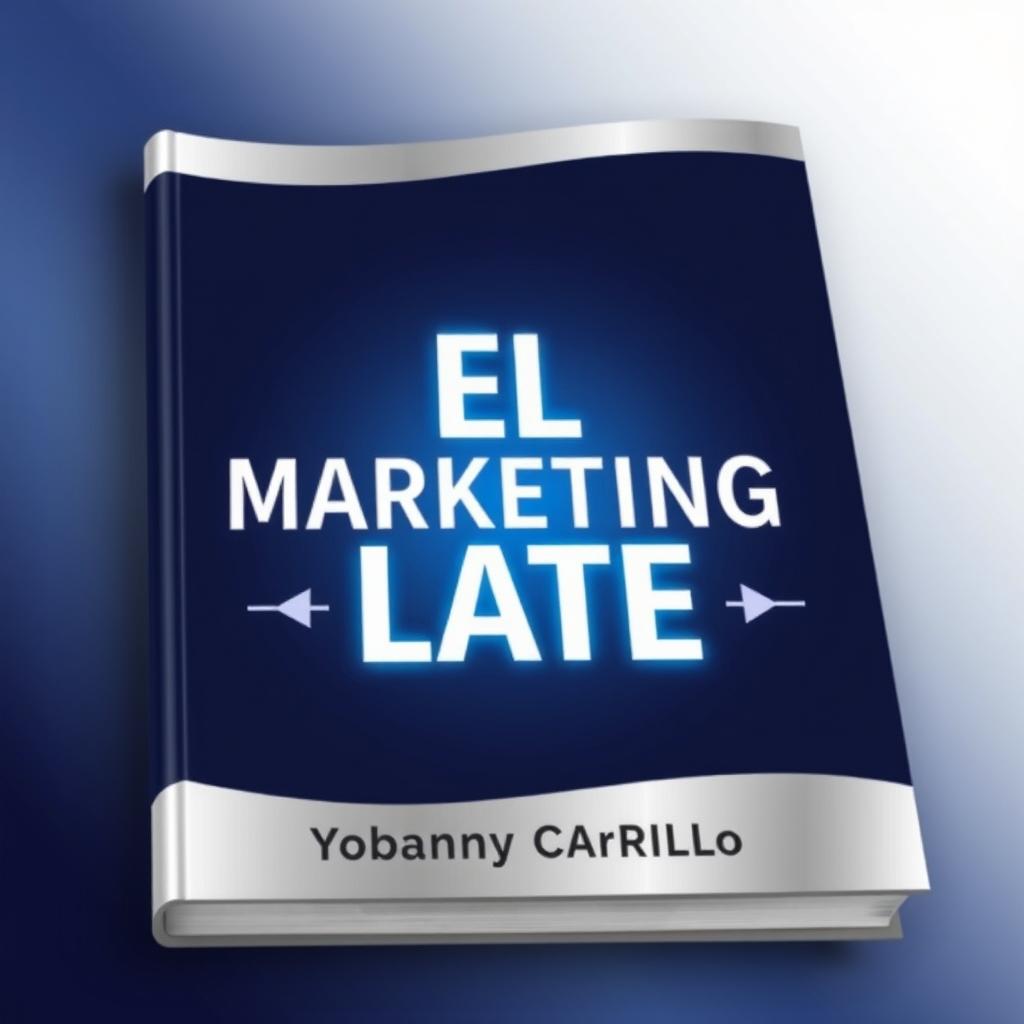 The cover design for a book titled 'EL MARKETING LATE' by Yobanny Carrillo