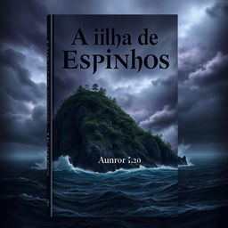 An intriguing book cover for 'A Ilha de Espinhos'