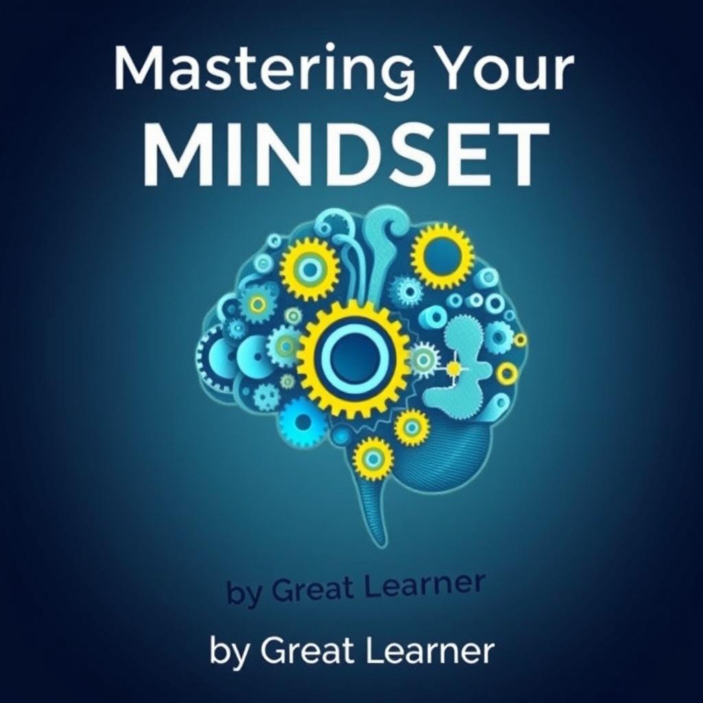 A captivating and insightful book cover for *Mastering Your Mindset* by Great Learner