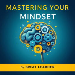 A captivating and insightful book cover for *Mastering Your Mindset* by Great Learner