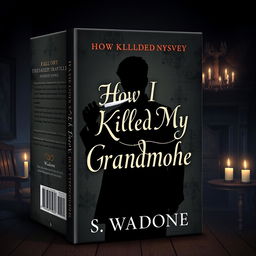 An engaging and intriguing book cover design for a psychological mystery novel titled 'How I Killed My Grandmother' by S
