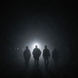 A group of people in the midst of darkness, searching for light, which is directly in front of them but they cannot see