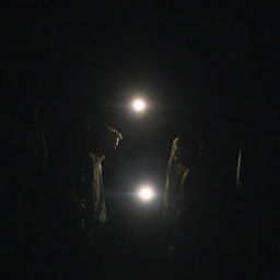 A group of people in the midst of darkness, searching for light, which is directly in front of them but they cannot see