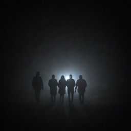 A group of people in the midst of darkness, searching for light, which is directly in front of them but they cannot see