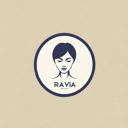 Craft a stylish logo for a fashion and clothing company named 'Ravia Pan'. The design should exude elegance, sophistication, and encapsulates the brand's commitment to style and quality.