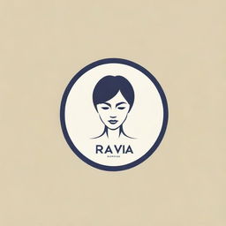 Craft a stylish logo for a fashion and clothing company named 'Ravia Pan'. The design should exude elegance, sophistication, and encapsulates the brand's commitment to style and quality.