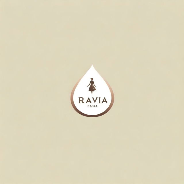 Craft a stylish logo for a fashion and clothing company named 'Ravia Pan'. The design should exude elegance, sophistication, and encapsulates the brand's commitment to style and quality.