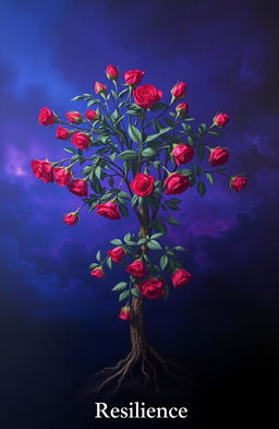 A surreal artwork titled 'Resilience'