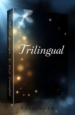 A book cover design titled 'Trilingual' featuring a mystical theme