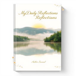A beautifully designed book cover for a daily journal