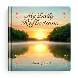 A beautifully designed book cover for a daily journal