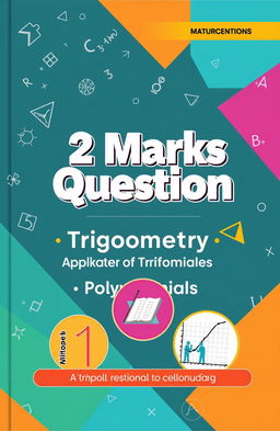 A visually appealing and educational book cover for a mathematics textbook