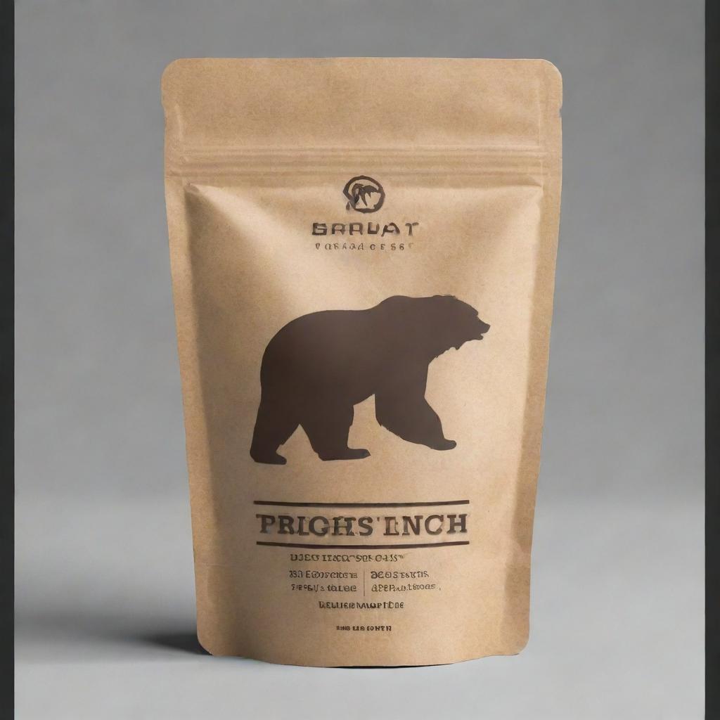 Create a flexible and creative packaging design for a supplement brand's stand-up pouch. Initially design a label, but bear in mind the transition to a fully printed pouch as sales increase. The design should be consistent across all future products. Consider the attached branding, spec, and logo for inspiration.